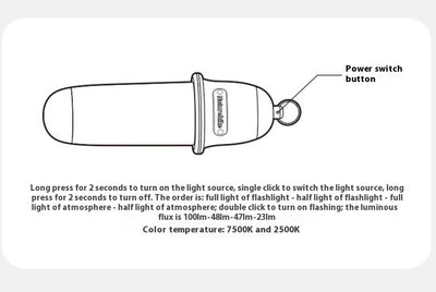 Linterna Portátil LED para Camping y Tienda de Campaña - Image 10
