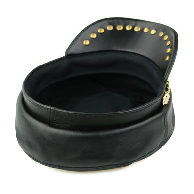 Sombrero de Cuero Unisex con Visera Plana - Estilo Moderno - Image 5
