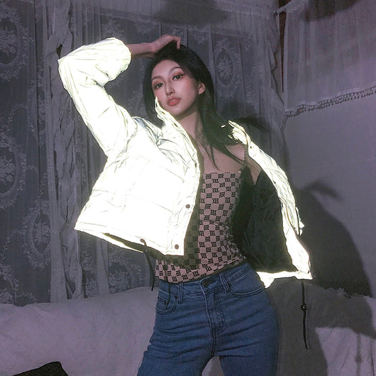 Chaqueta Reflectante de Cuello Alto para Clima Frío - Image 11