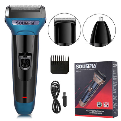 Afeitadora Eléctrica 3 en 1 Recíproca con Cortapelo Integrado - Image 6