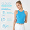 Chaleco Doble Capa Cuello Redondo sin Mangas - Suavidad Nube