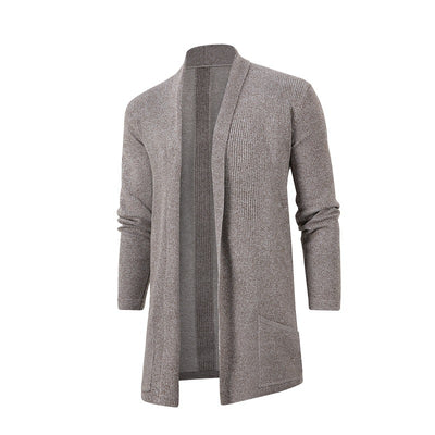 Cardigan Tejido Slim Fit Talla Grande para Hombre - Image 5