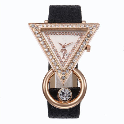 Reloj de Mujer con Dial Triangular y Diamantes Engarzados - Image 4