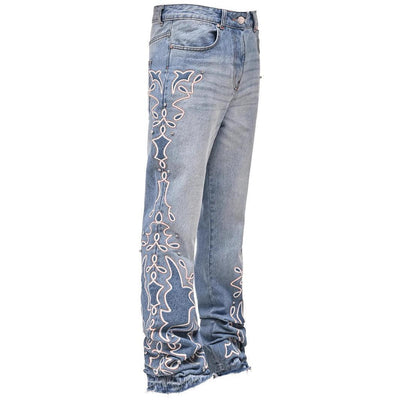 Jeans Anchos para Hombre con Diseño Degradado - Image 12