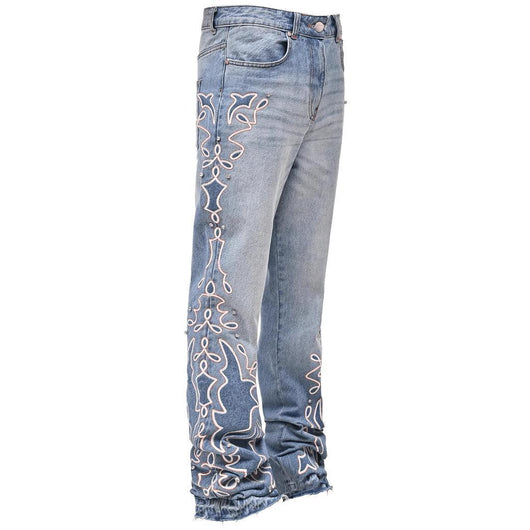 Jeans Anchos para Hombre con Diseño Degradado - Image 12