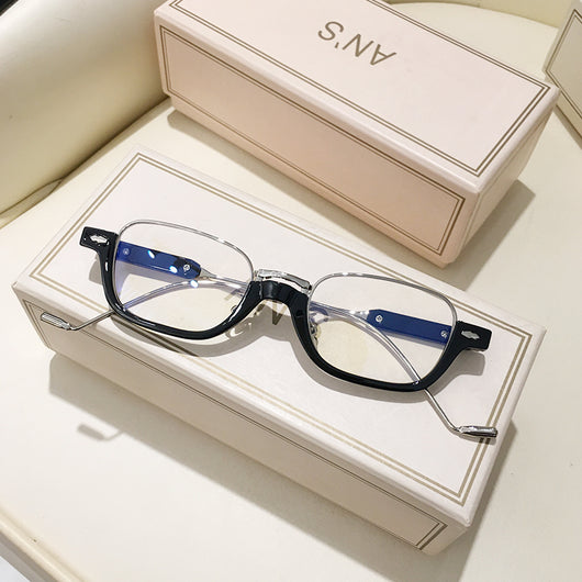 Gafas de Sol Semimontadura con Cadena - Diseño Cóncavo Trendy - Image 4