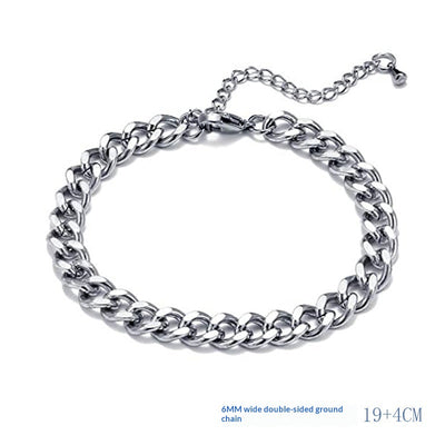 Pulsera de Acero Titanio Minimalista para Hombre - Diseño Retro Artístico - Image 22