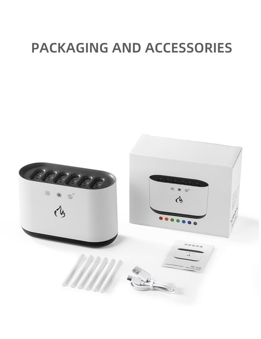 Humidificador Ultrasónico Inteligente USB con Llama Dinámica y Control por Voz - Image 17
