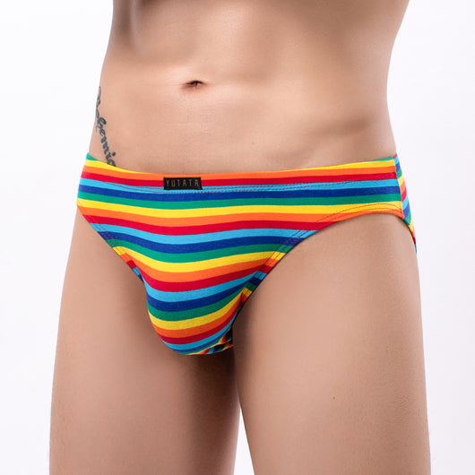 Calzoncillos Deportivos de Rayas Coloridas con Tecnología Transpirable - Image 8