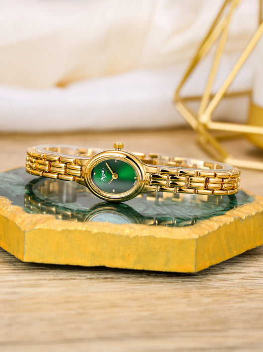 Reloj Vintage Ovalado Mini para Mujer - Resistente al Agua con Cuarzo - Image 18