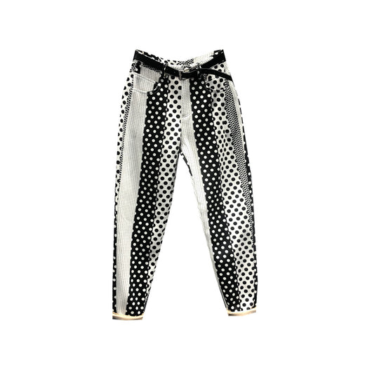 Pantalones Vaqueros Estampados con Lunares y Teñido Versátil para Mujer - Image 12
