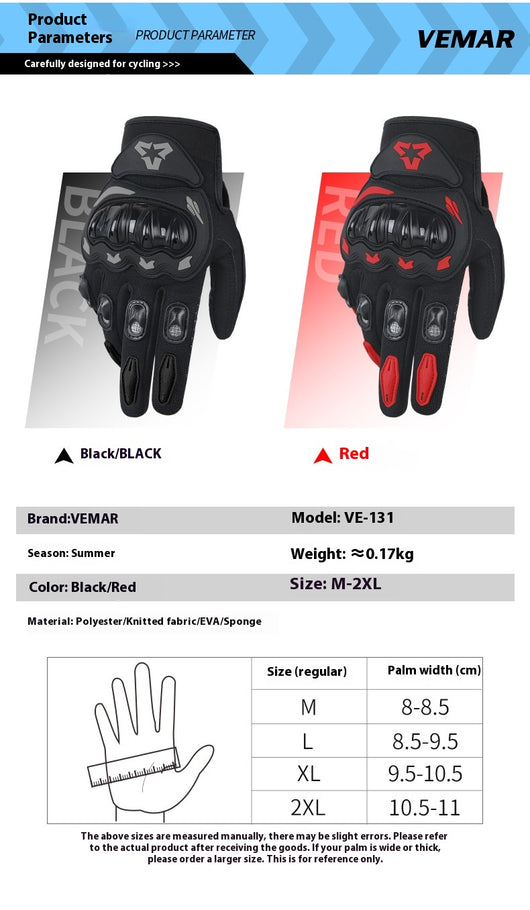 Guantes de Motociclista Anti-caída con Agarre Antideslizante - Image 8