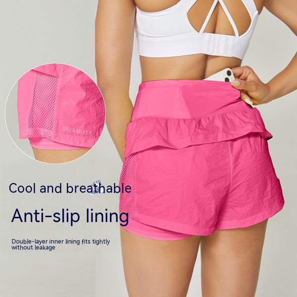 Shorts Deportivos Sueltos Transpirables de Secado Rápido para Verano