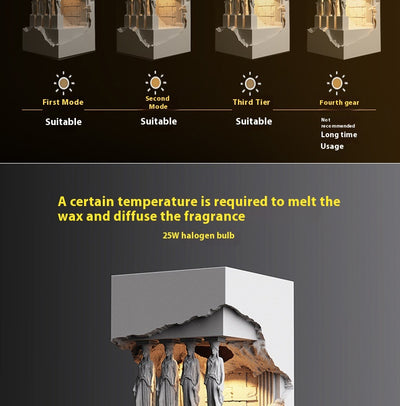 Lámpara de Pared Empotrada con Difusor de Cera para Dormitorio - Image 8