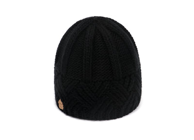 Gorro Tejido de Lana Gruesa con Pompón Abrigador para Mujer - Image 8