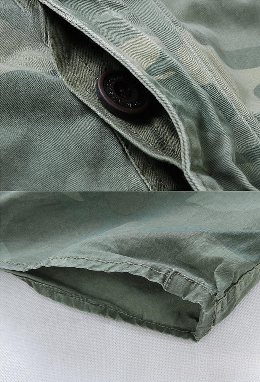 Chaqueta Militar Denim para Hombre - Abrigo de Trabajo Outdoor y Montaña - Image 13