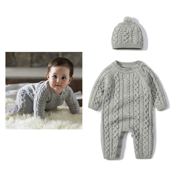 Pijama Enterizo Tejido Otoño Invierno en Cáñamo