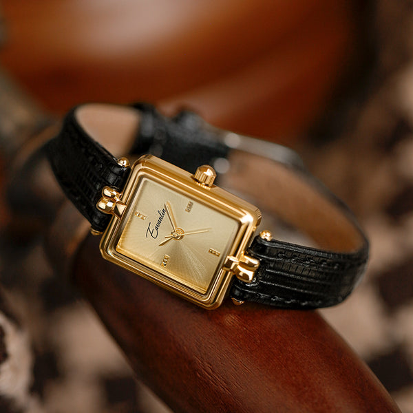 Reloj Cuadrado Minimalista Luxury para Mujer - Diseño Retro Sofisticado