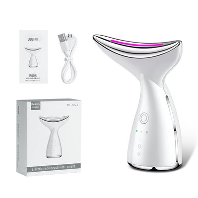 Dispositivo de Radiofrecuencia y Microcorriente para Rostro y Cuello con Terapia LED - Image 2