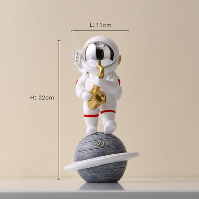 Figuras Decorativas Nórdicas de Astronauta en Resina - Image 9