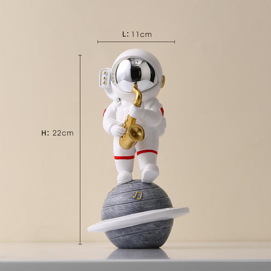 Figuras Decorativas Nórdicas de Astronauta en Resina - Image 9