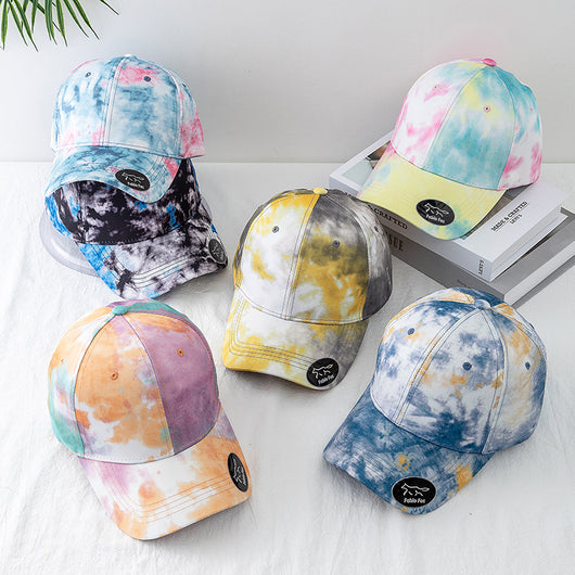 Gorra Tie-Dye Degradado Colorido para Exteriores - Image 13