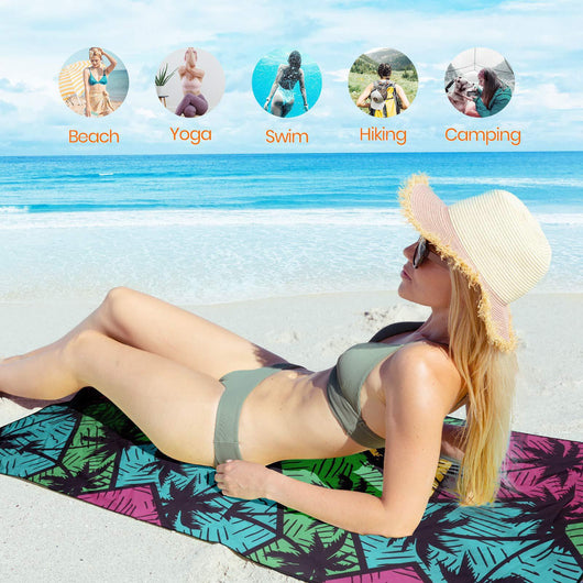 Toalla Deportiva Multiusos para Playa y Actividades Outdoor - Image 33