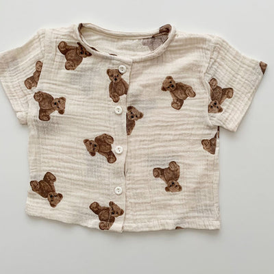 Conjunto de Verano: Blusa Manga Corta y Overol - Image 5
