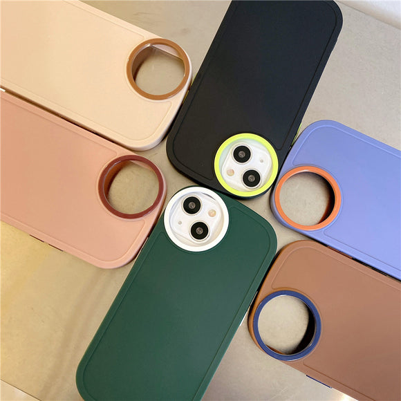 Funda Móvil Círculo Contraste Acabado Mate