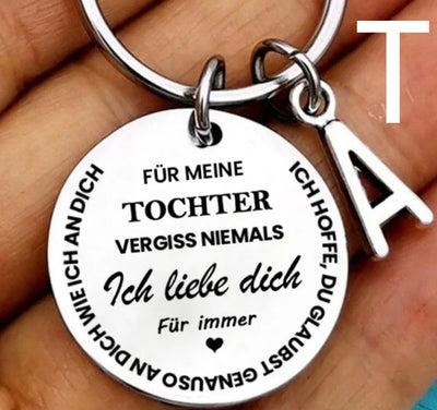 Llavero Personalizado de Acero Inoxidable con 26 Letras para Mi Hijo e Hija - Image 45