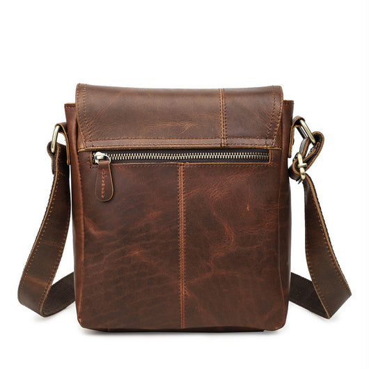 Bolsa Mensajero de Cuero Genuino para Hombre - Estilo Europeo y Americano - Image 3