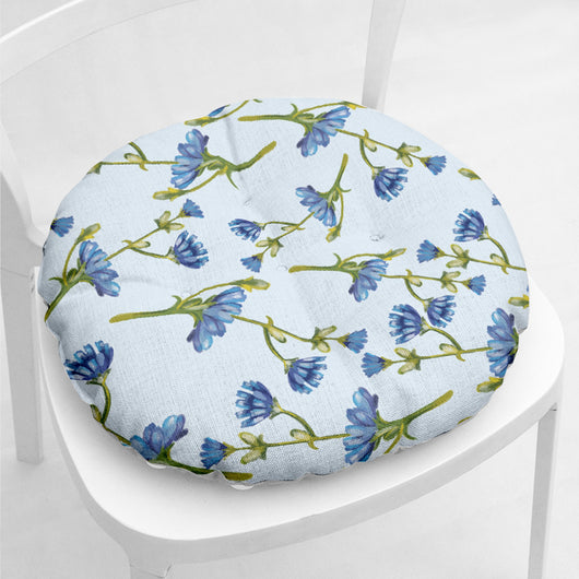 Cojín Grueso de Algodón y Lino para Silla Daisy - Image 5