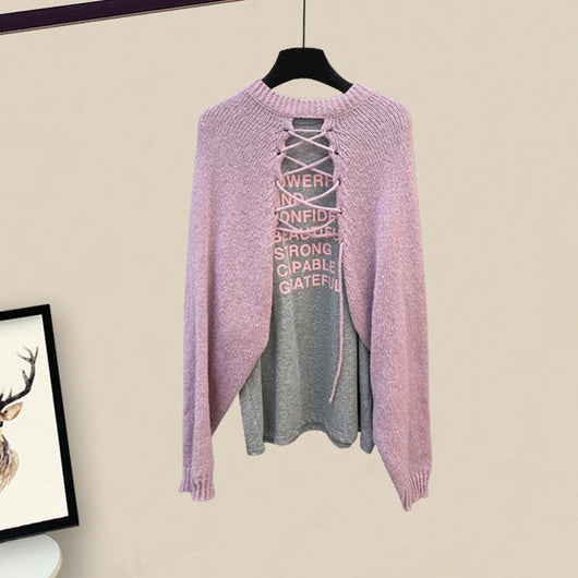 Suéter Poncho Tejido Estilo Slouchy para Otoño - Image 10