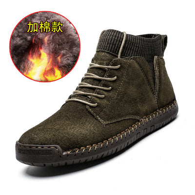 Botas Martin para Hombre Invierno con Forro de Algodón - Caña Media para Nieve - Image 20