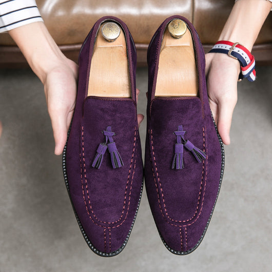 Zapatos de Cuero Ante Mate para Hombre - Estilo Moderno y Versátil - Image 9
