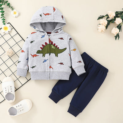 Conjunto de Sudadera con Capucha y Pantalón para Niño - Outfit Deportivo Otoñal - Image 22