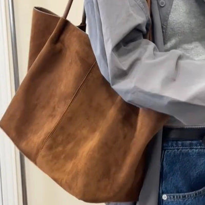 Bolso Tote Retro de Gran Capacidad para Otoño e Invierno - Image 4