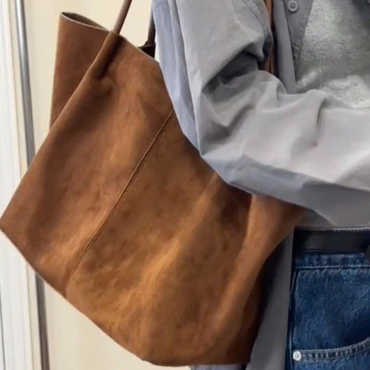 Bolso Tote Retro de Gran Capacidad para Otoño e Invierno - Image 4
