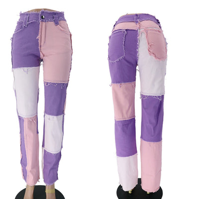 Pantalones Vaqueros Talle Alto Pierna Ancha Mujer Diseño Moderno - Image 5