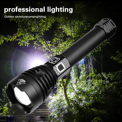 Linterna LED XHP90 con Carga USB - Iluminación Potente y Recargable - Image 14