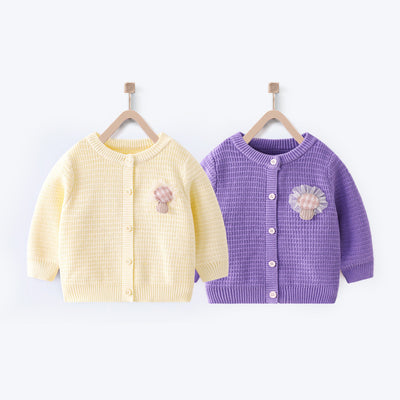 Cardigan Infantil Suave y Elegante para Niñas - Image 4