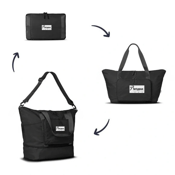 Bolsa de Viaje Expandible de Gran Capacidad Impermeable para Gimnasio y Deportes