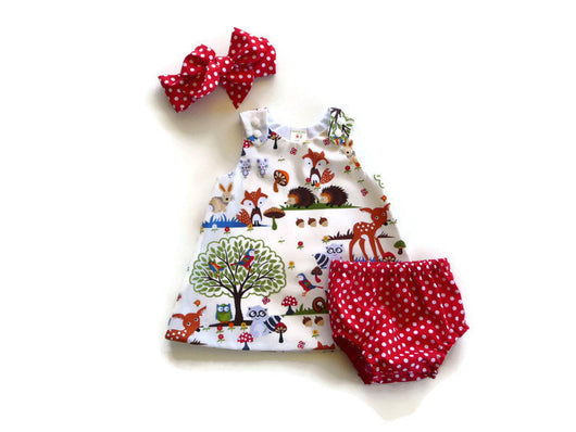Conjunto de Tres Piezas para Niña - Vestido, Shorts y Diadema - Image 8