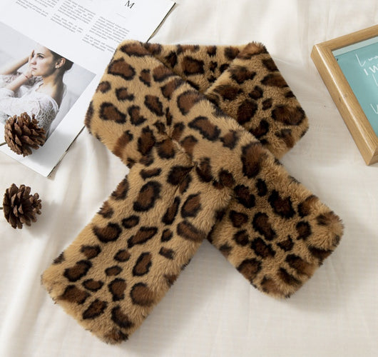 Bufanda de Leopardo Gruesa y Suave para Otoño e Invierno - Image 11