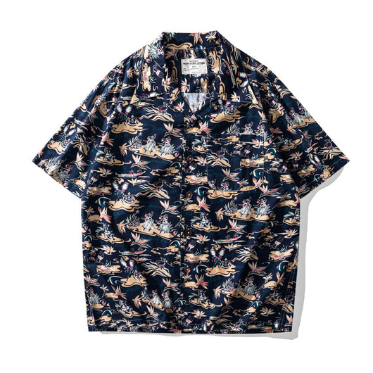 Camisa Hawaiana Cuello Cubano Floral - Image 9