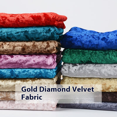 Tela Velvet Elástica Multicolor con Patrón Flor de Hielo