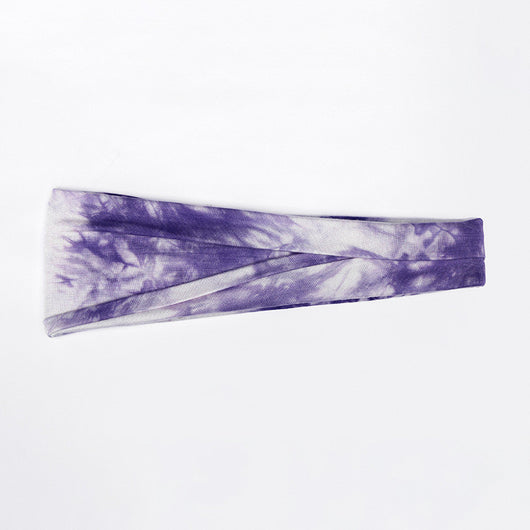 Cinta Deportiva Turbante Tie-Dye de Lado Ancho - Image 5