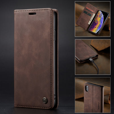 Funda Magnética de Cuero para Teléfono con Cartera Integrada - Image 9