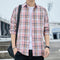 Camisa Casual de Algodón Transpirable Ultraligera para Hombre
