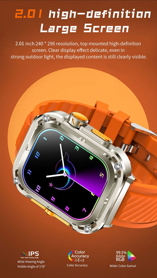 Reloj Inteligente Deportivo de Pantalla Grande con Monitor de Salud - Image 10